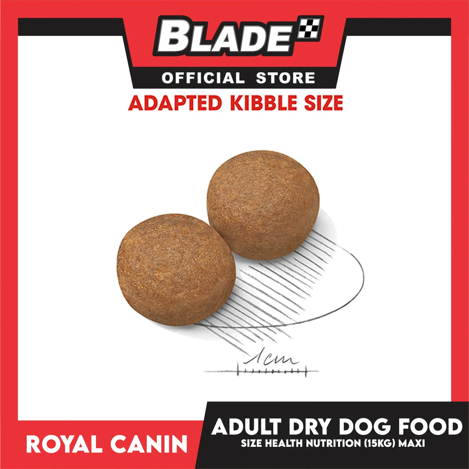 Royal Canin Maxi Adult Dry (15kg) Dog Food - Size Health Nutrition