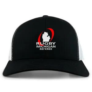 Rugby Michigan Referee Society Retro Trucker Cap