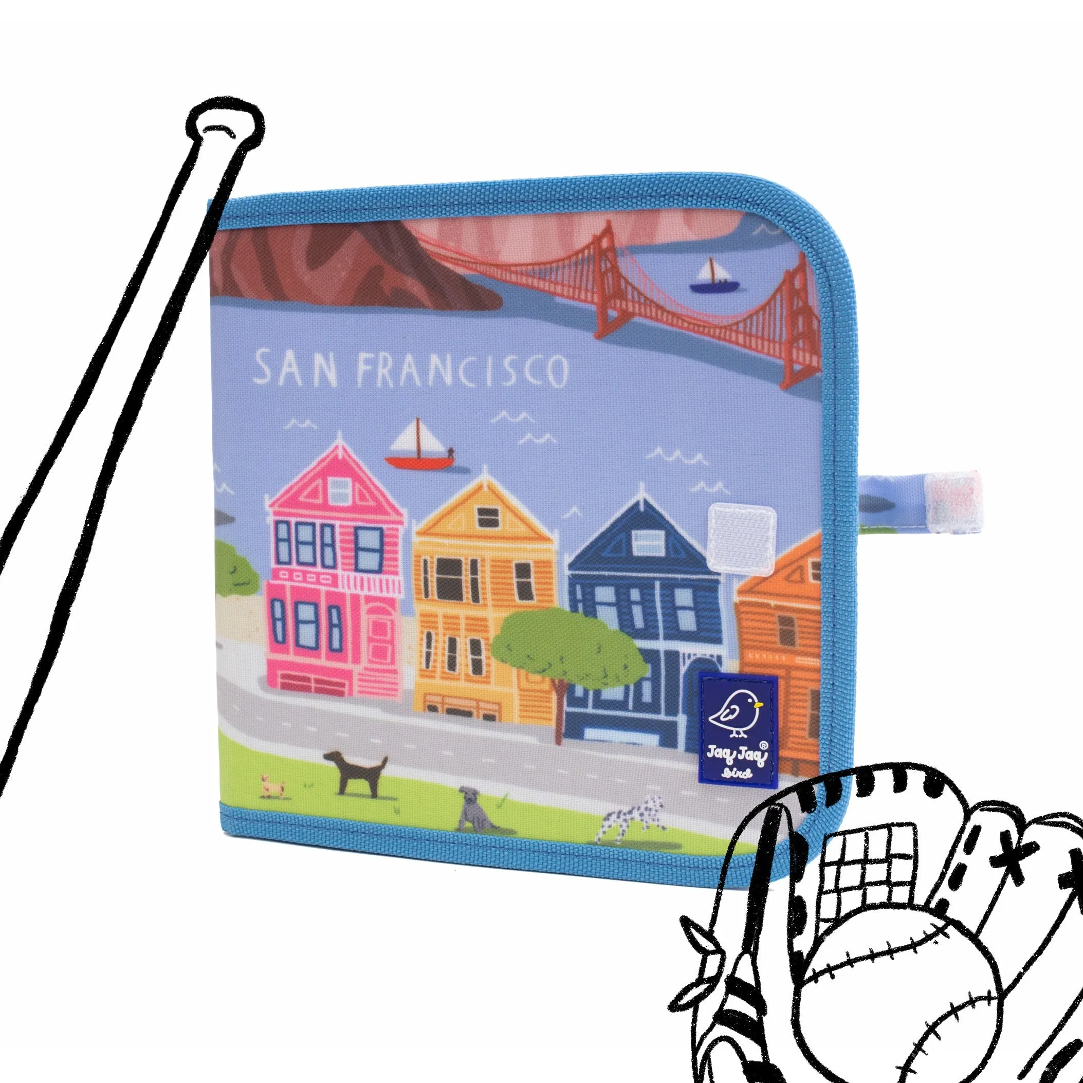 San Francisco Dry Erase Reusable Activity Book