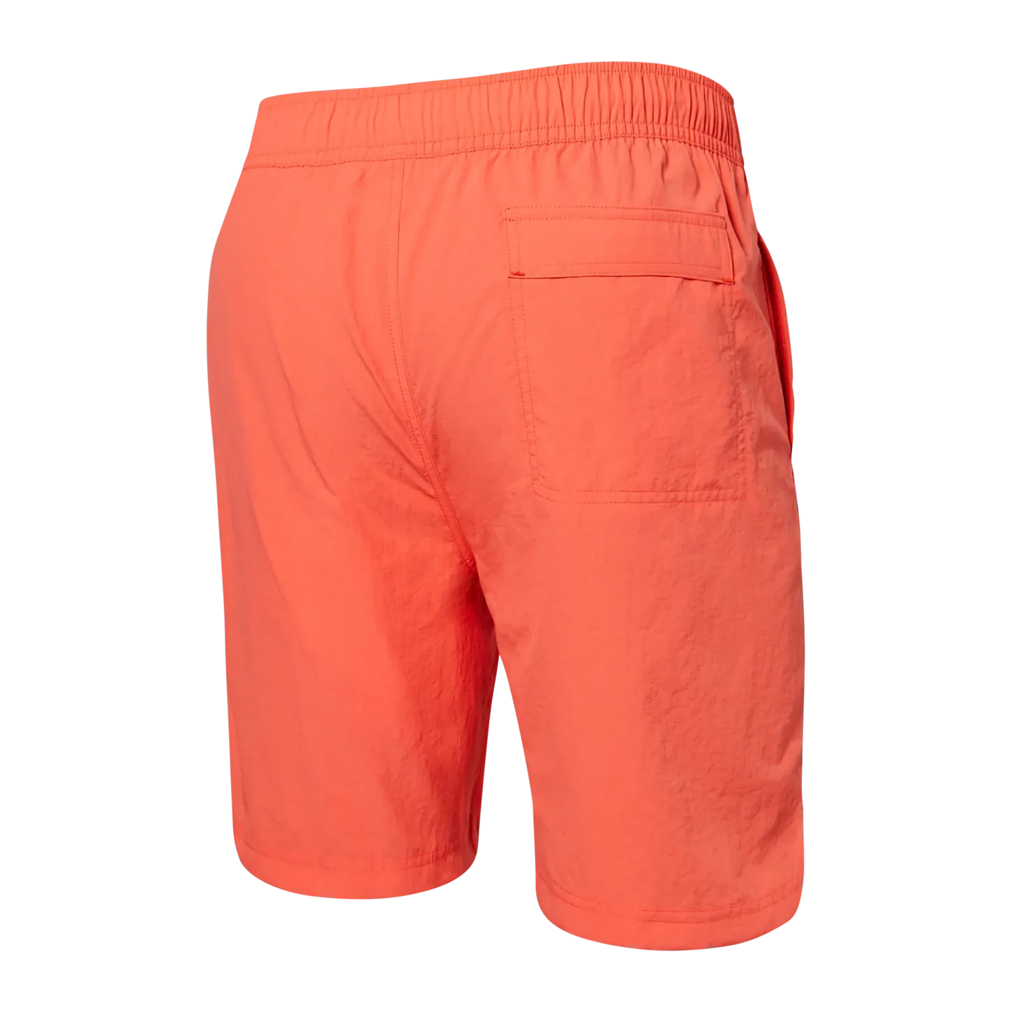 Saxx Mens Go Coastal Classic Volley 7" Swim Short - Hot Coral