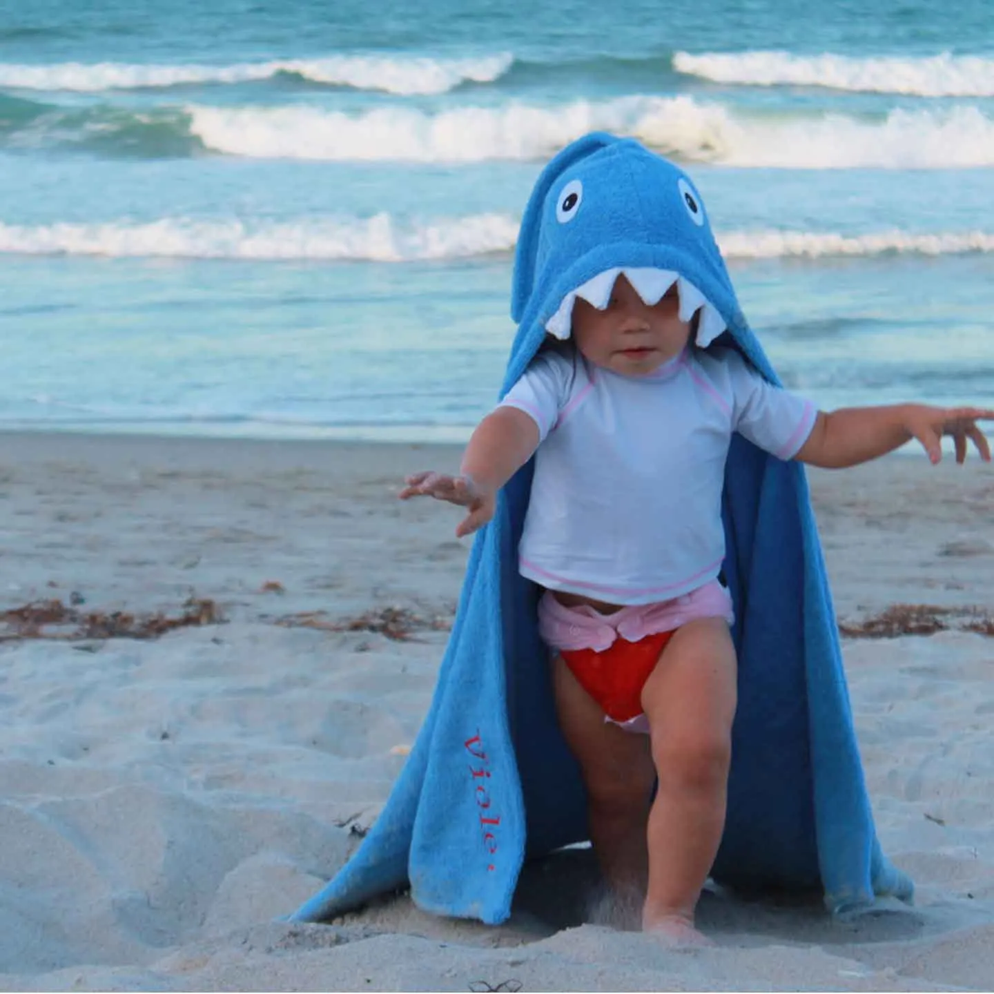Shark Hooded Towel