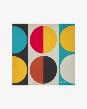 Silk Bauhaus Pocket Square - The Weimar