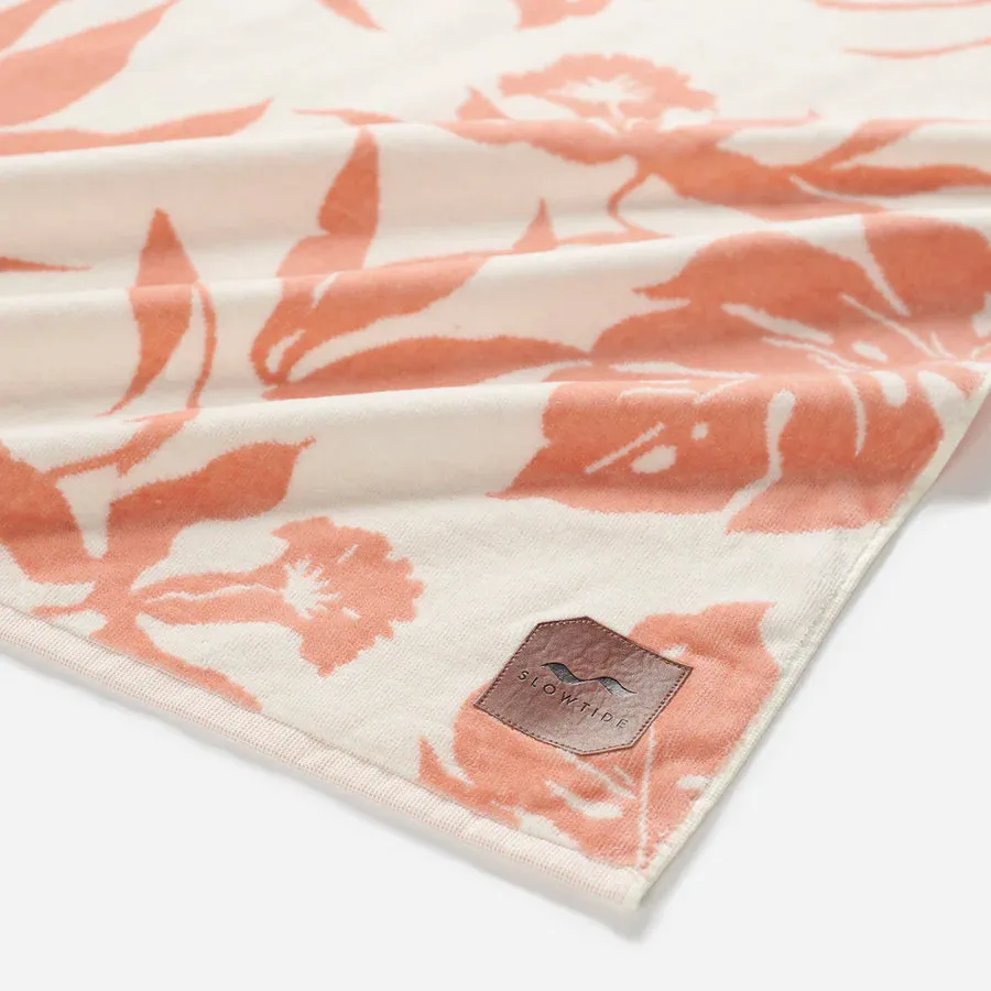 Slowtide Hauke Cream Oversized Beach Towel