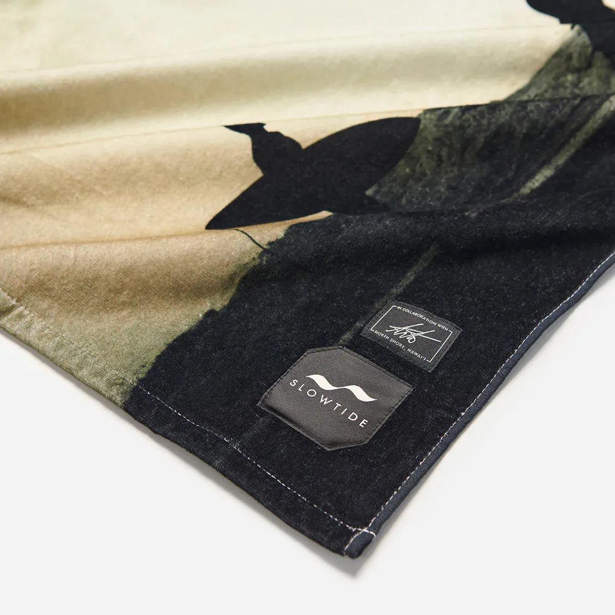 Slowtide Wave Warrior Beach Towel