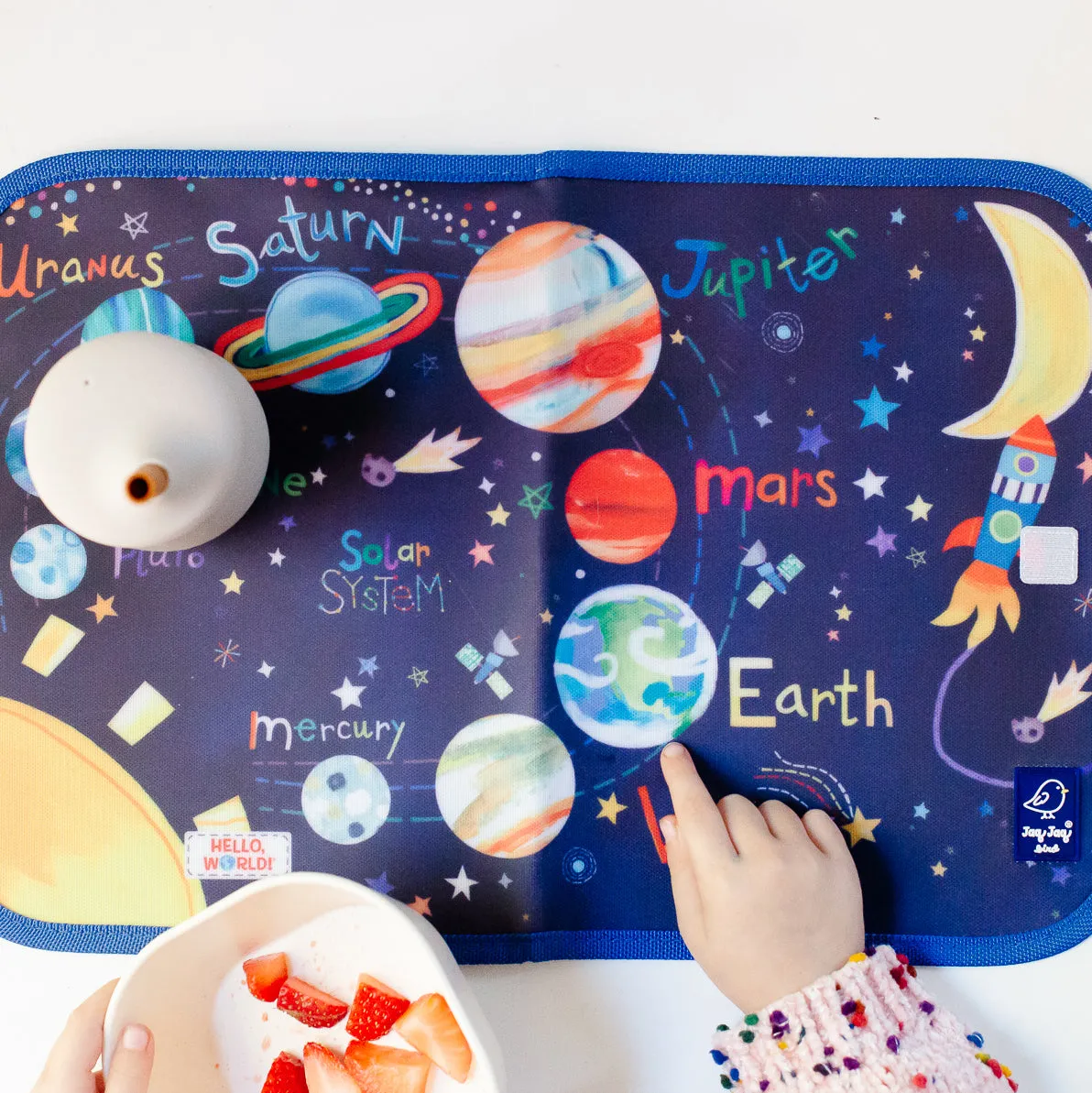 Solar Dry Erase Activity Place Mat Chalk Board