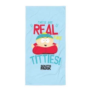 South Park Cartman Real Fake Beach Towel