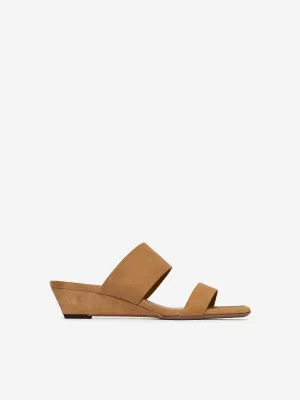 Suede Wedge Sandals