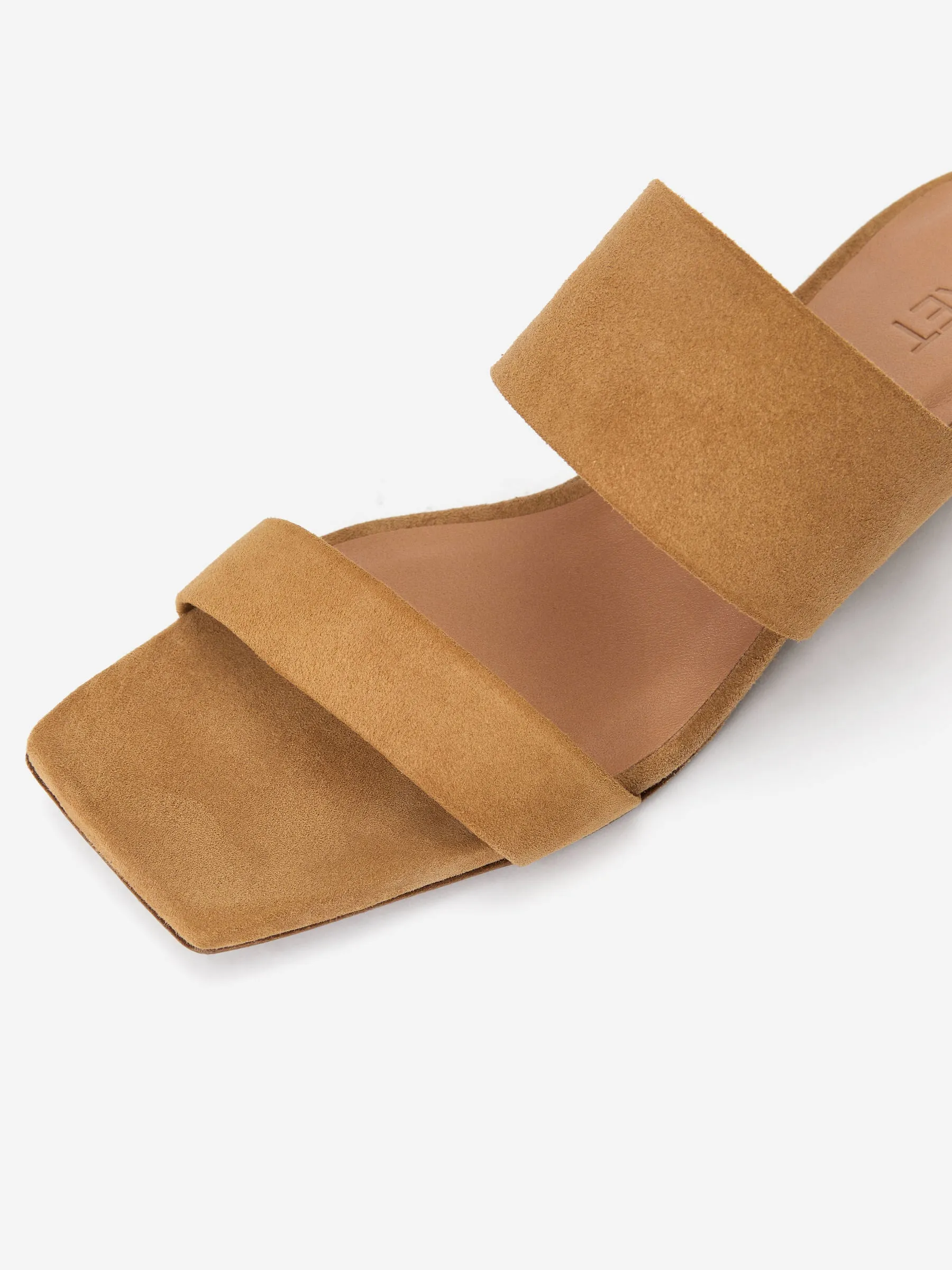 Suede Wedge Sandals