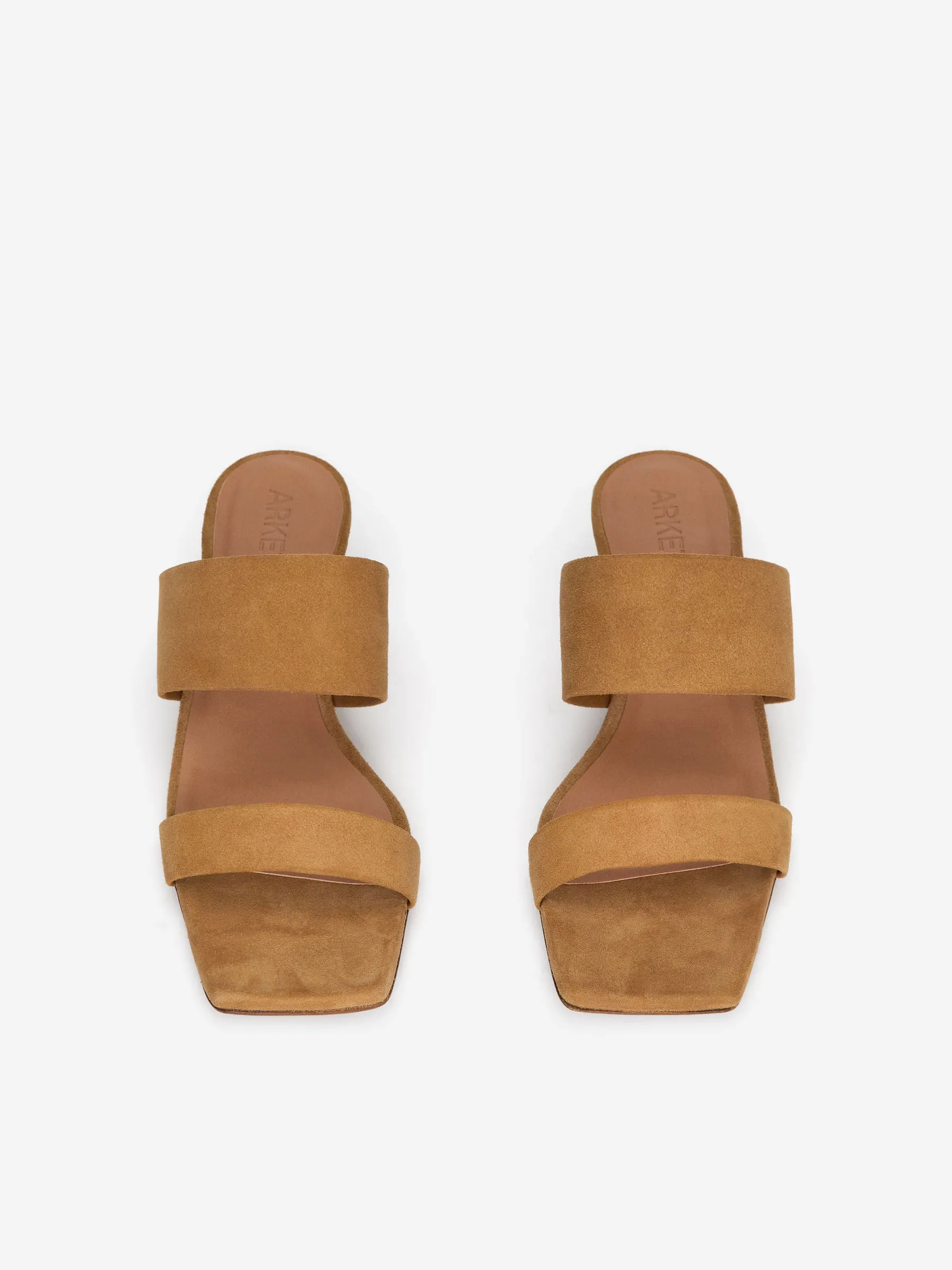 Suede Wedge Sandals