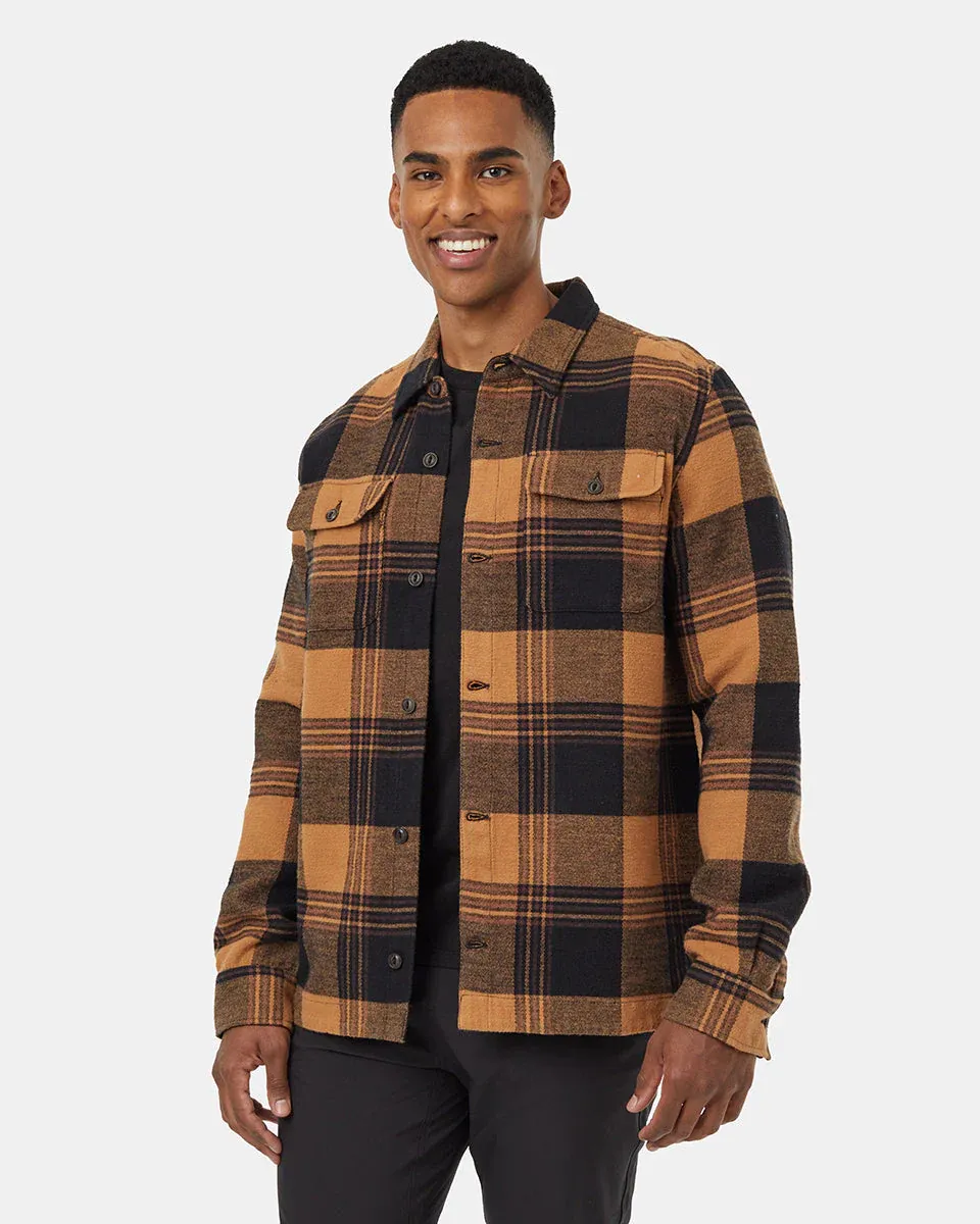 Tentree Mens Heavy Weight Flannel Jacket
