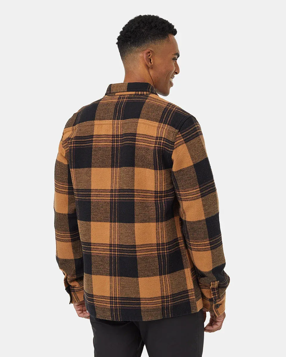 Tentree Mens Heavy Weight Flannel Jacket