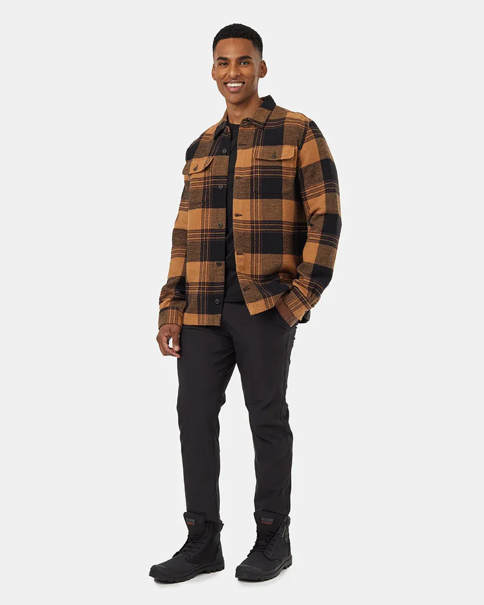 Tentree Mens Heavy Weight Flannel Jacket