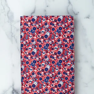 The Carnaby Collection by Liberty Fabrics - Retro Indigo Cosmos Cloud B