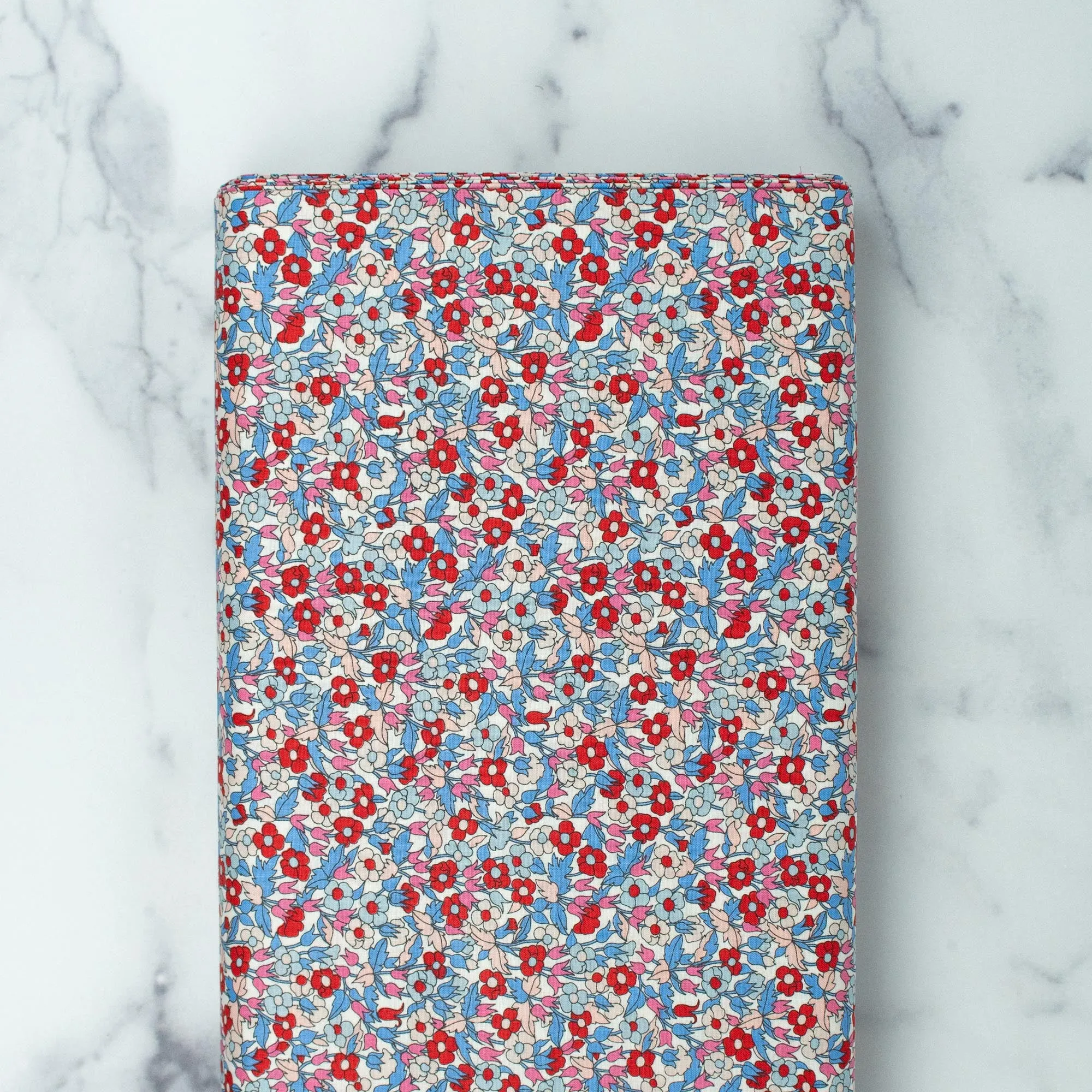 The Carnaby Collection by Liberty Fabrics - Retro Indigo Piccadilly Poppy B