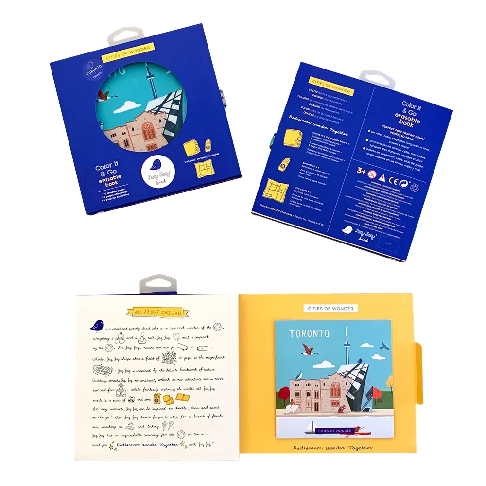 Toronto Dry Erase Reusable Activity Book