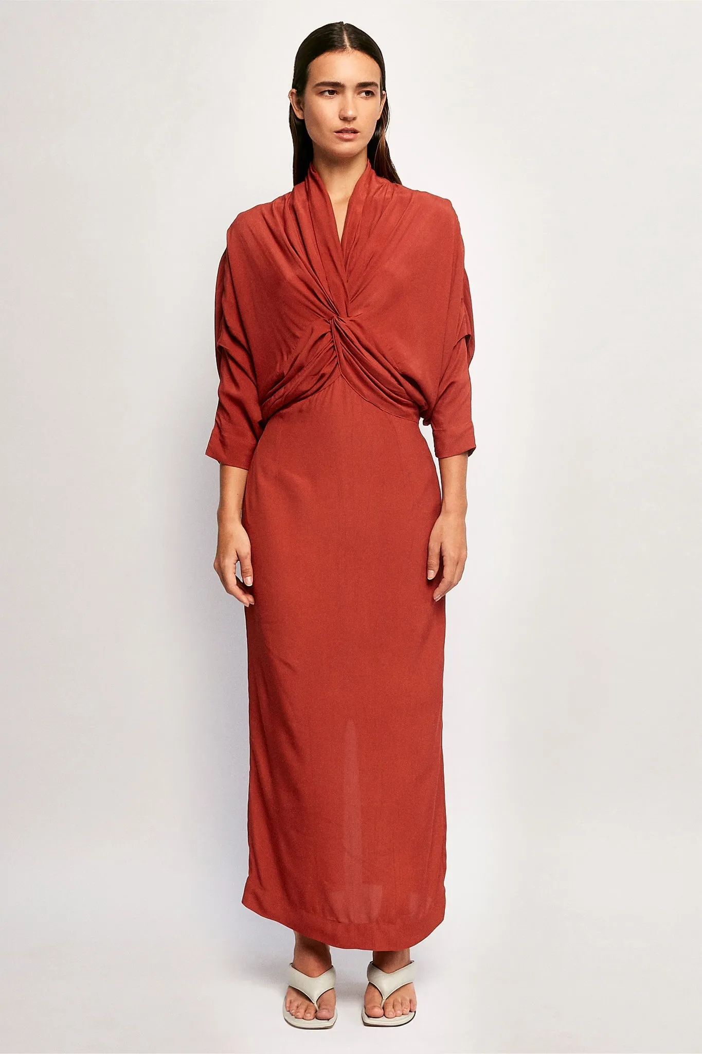 Twist Front Midi