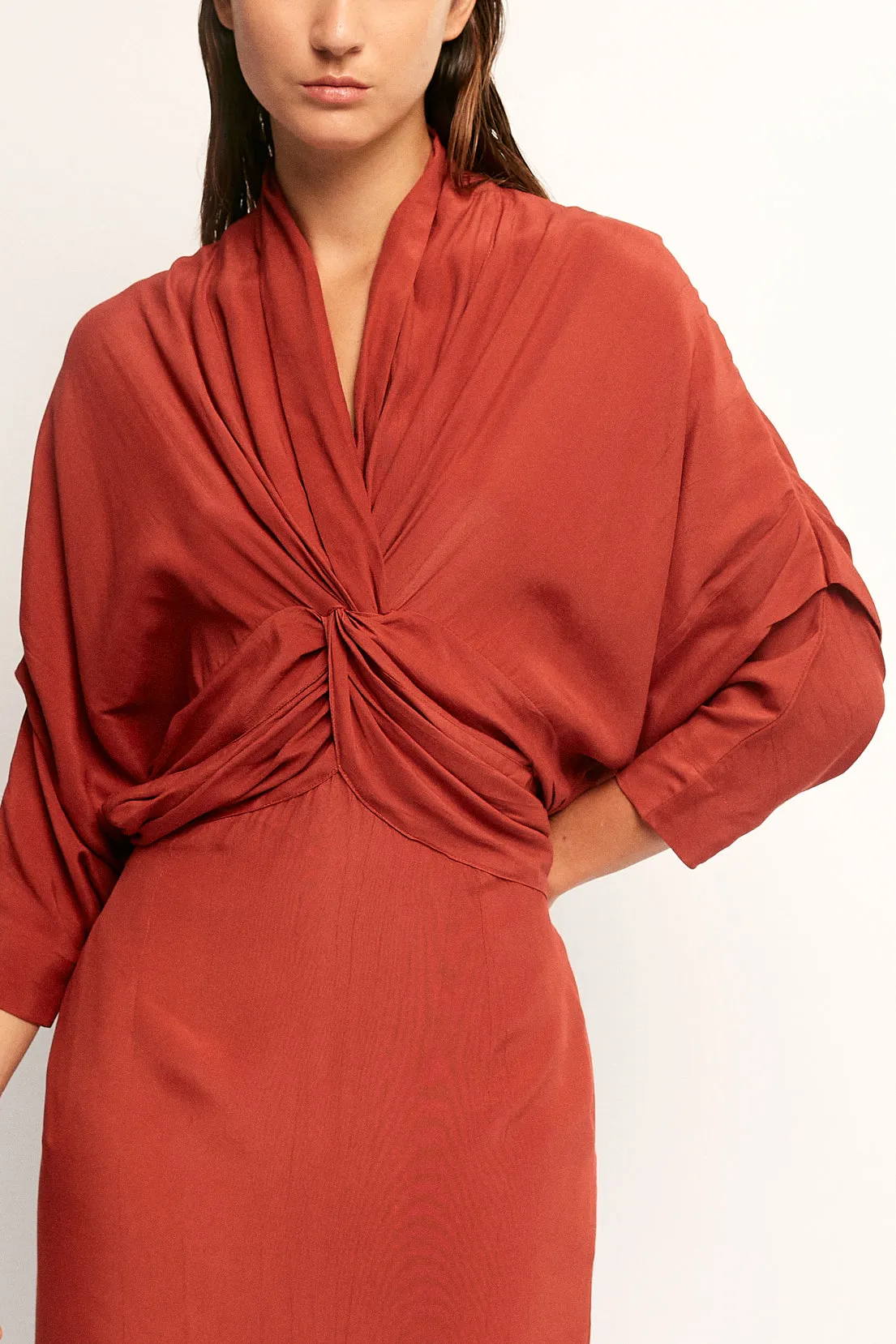 Twist Front Midi