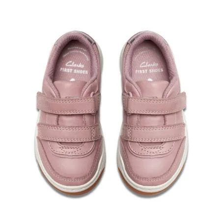 UK 4.5 Dusty Pink Urban Solo Velcro Strap Trainer