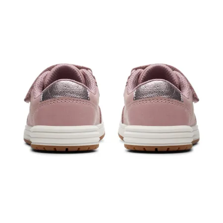 UK 6 Dusty Pink Urban Solo Velcro Strap Trainer