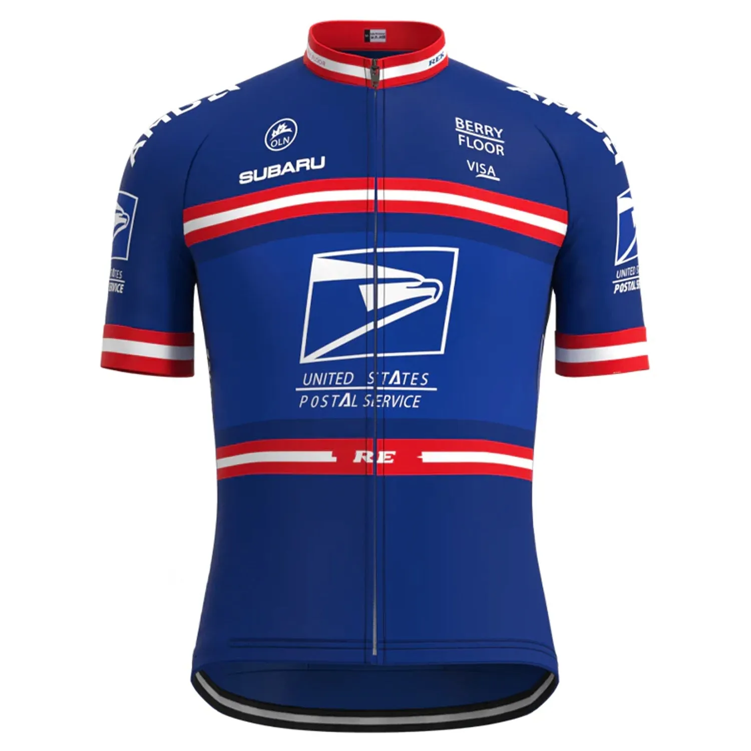 US Postal Service Vintage Short Sleeve Cycling Jersey Top
