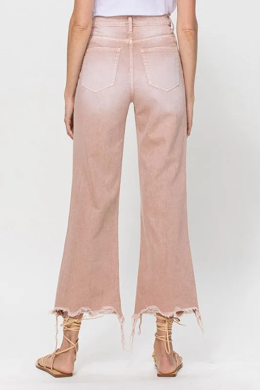 VERVET by Flying Monkey 90's Vintage Crop Flare Jeans
