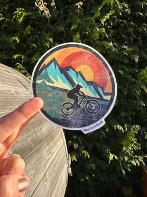 Vinyl Sticker - Retro Mountain Bike