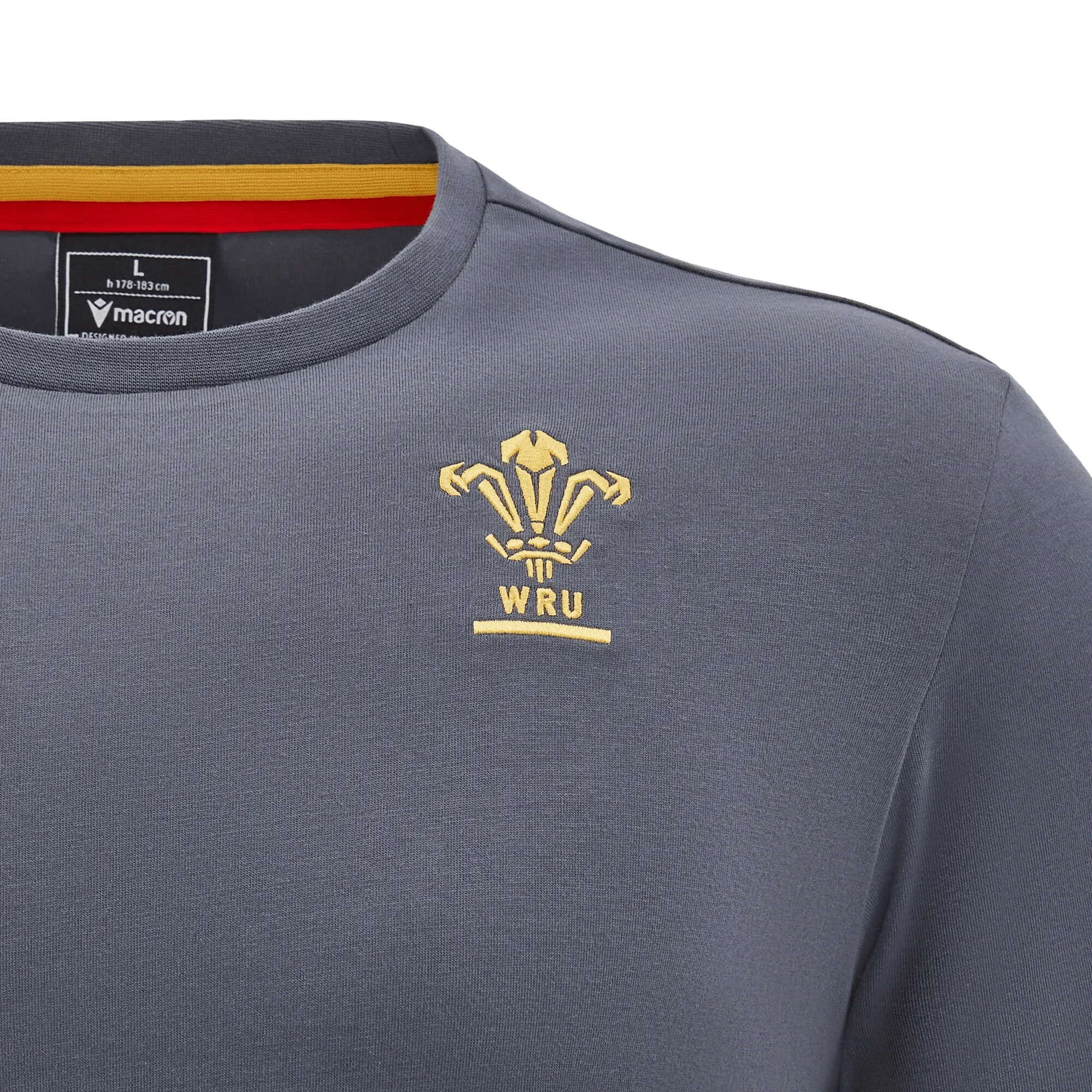 Wales 24/25 Travel Cotton T-Shirt by Macron