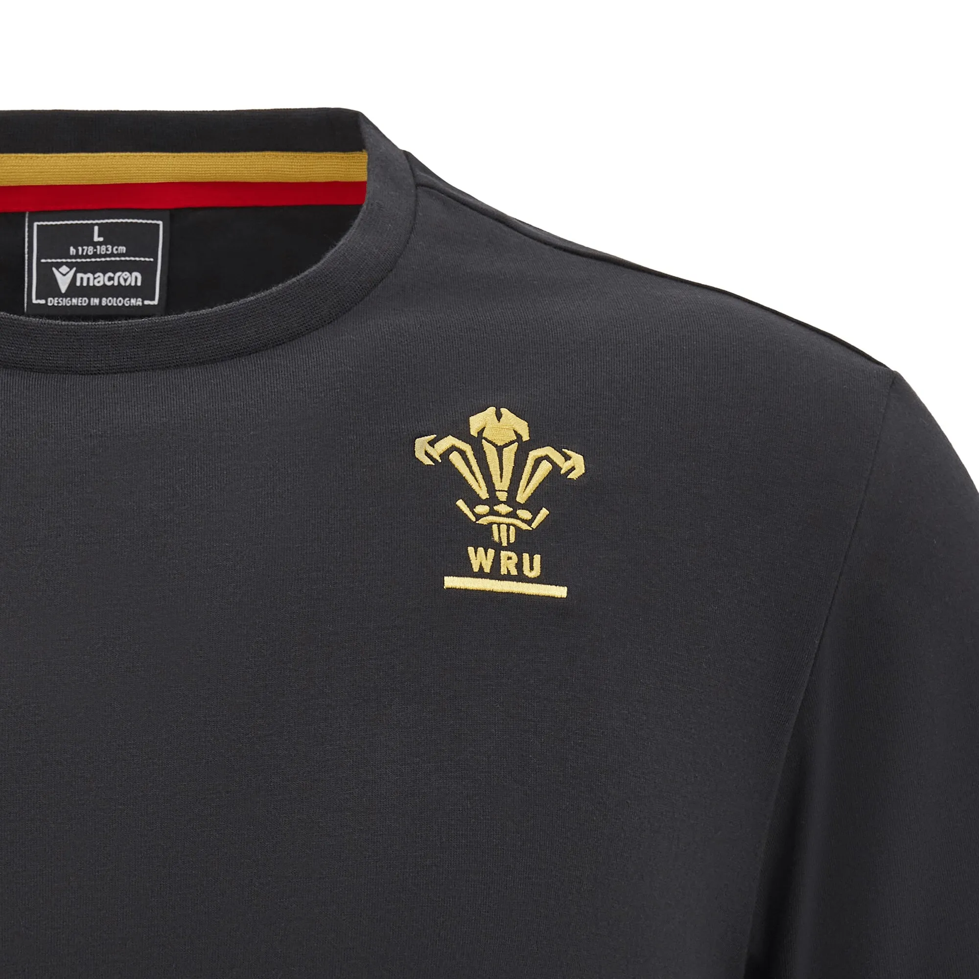 Wales 24/25 Travel Cotton T-Shirt by Macron