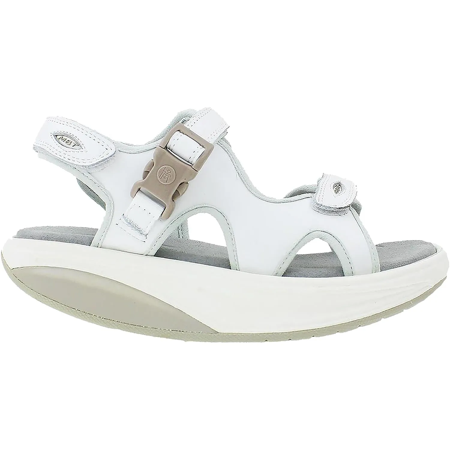 Women's MBT Kisumu 3S White Leather