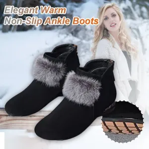 Women's Stylish Non-Slip Winter Ankle Boots