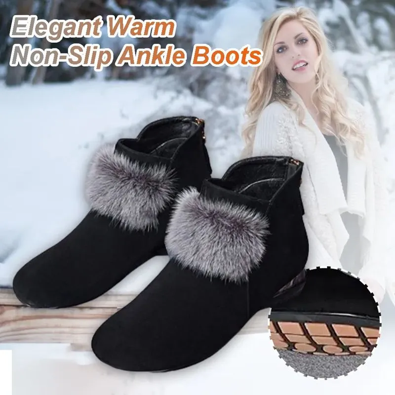 Women's Stylish Non-Slip Winter Ankle Boots