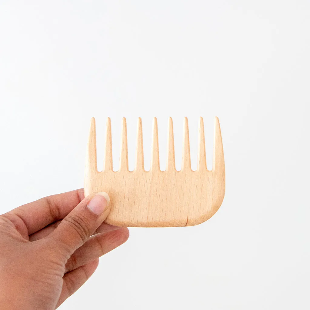 Wooden Pocket Comb for Travel - 2 Styles
