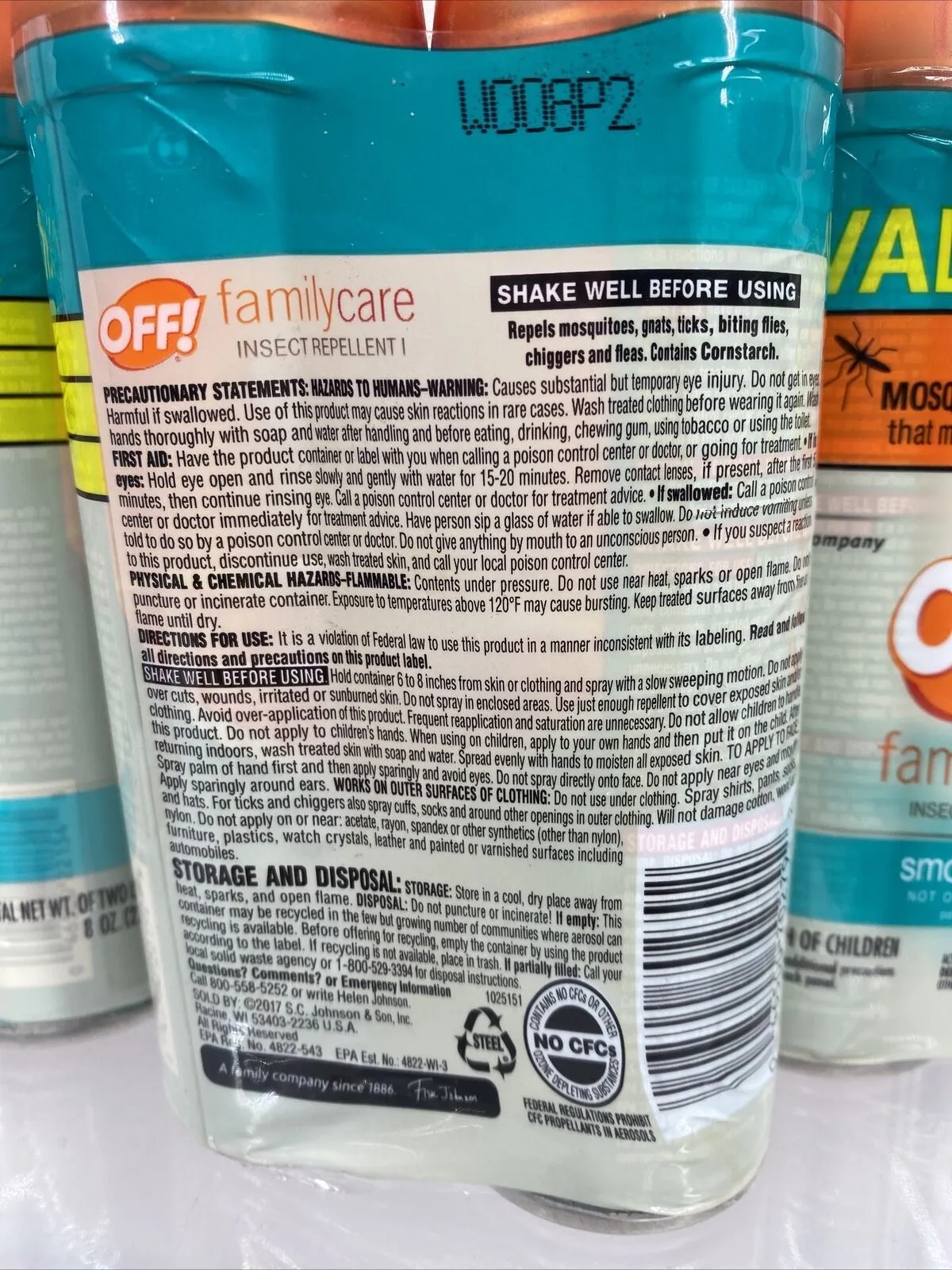 XX (6) OFF Family Care Insect Repellent I Smooth & Dry Bug Spray 6x 4oz