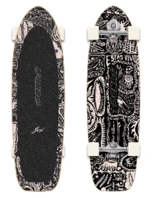 Yow Dark 34.5" Pukas Surf Skate Surf Trainer